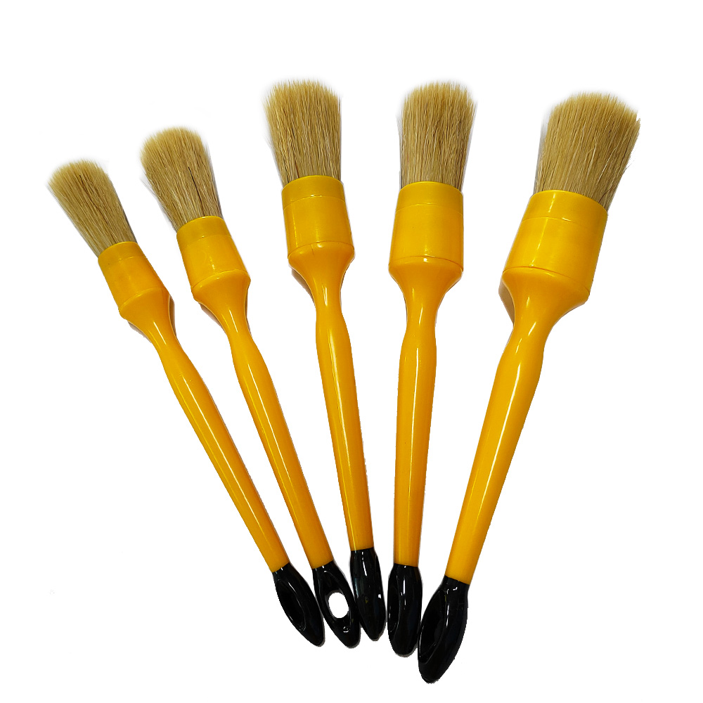 Yellow Upholstery and Interior Detailing Brush –