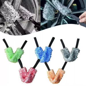 Wholesale Microfiber Wheel Detailing Clean Pad Brush